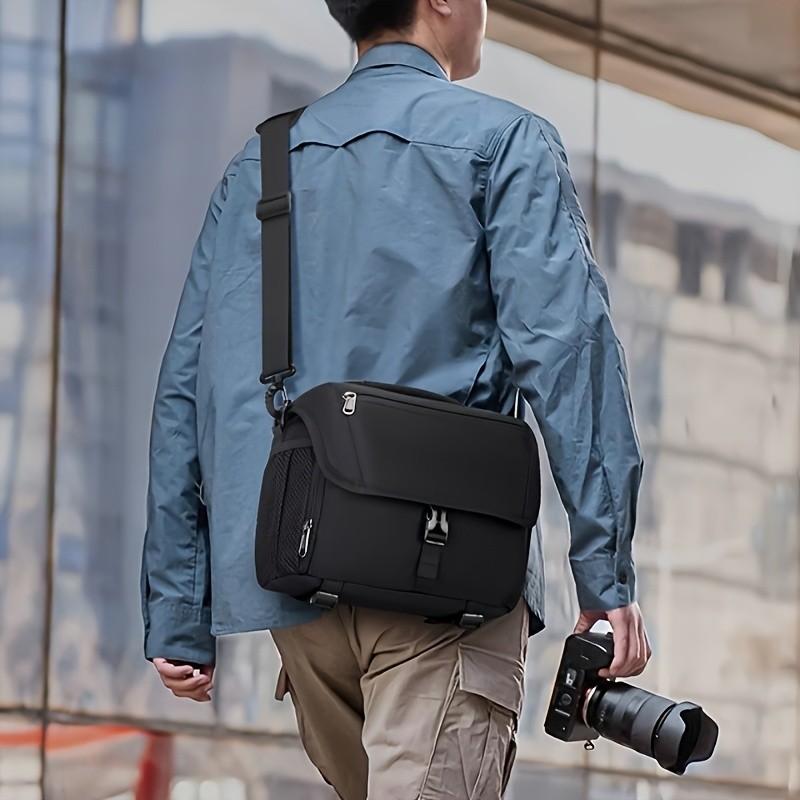 RAINSMORE Camera Bag – Compact, Protective & Travel-Ready for DSLR, Mirrorless & Action Cameras