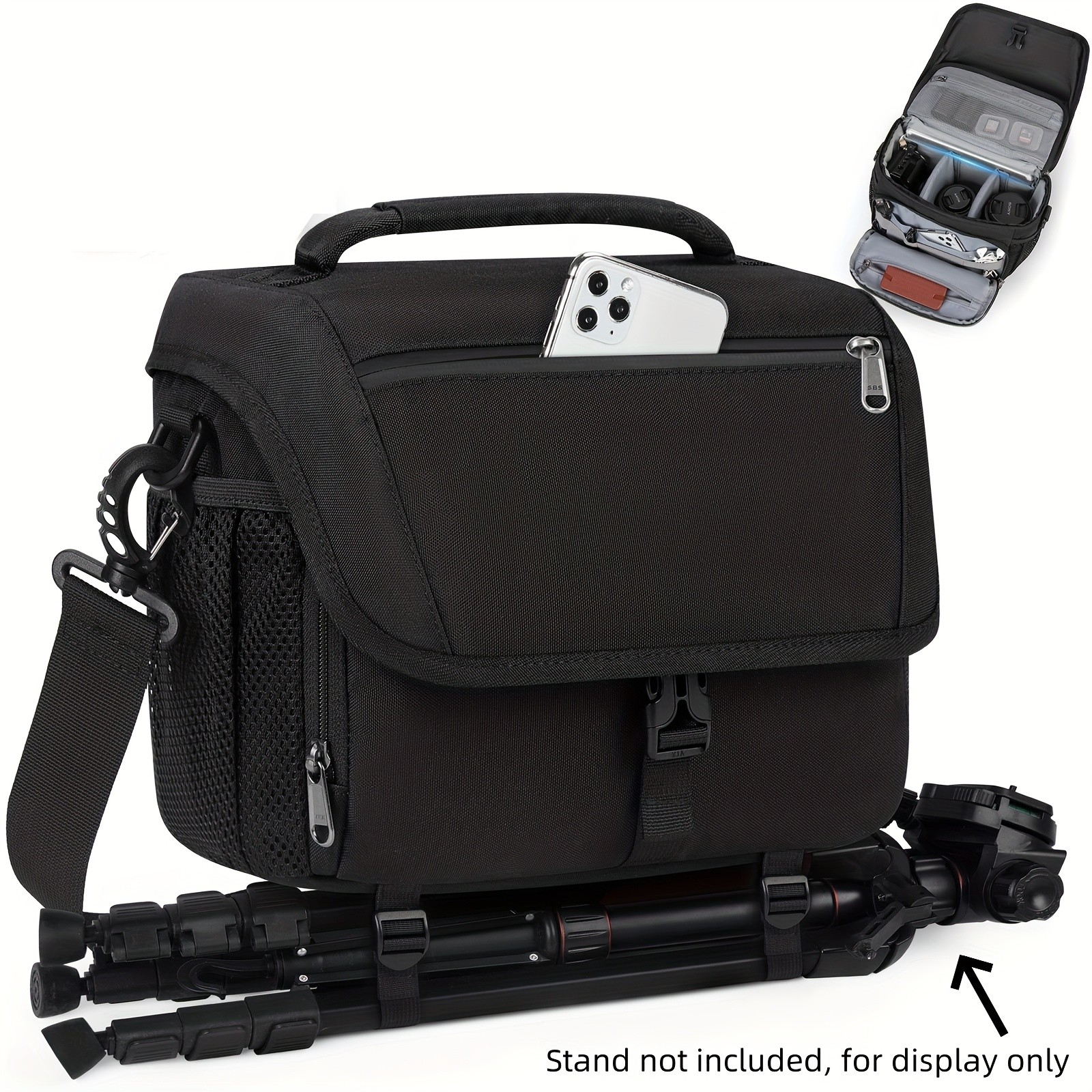 RAINSMORE Camera Bag – Compact, Protective & Travel-Ready for DSLR, Mirrorless & Action Cameras