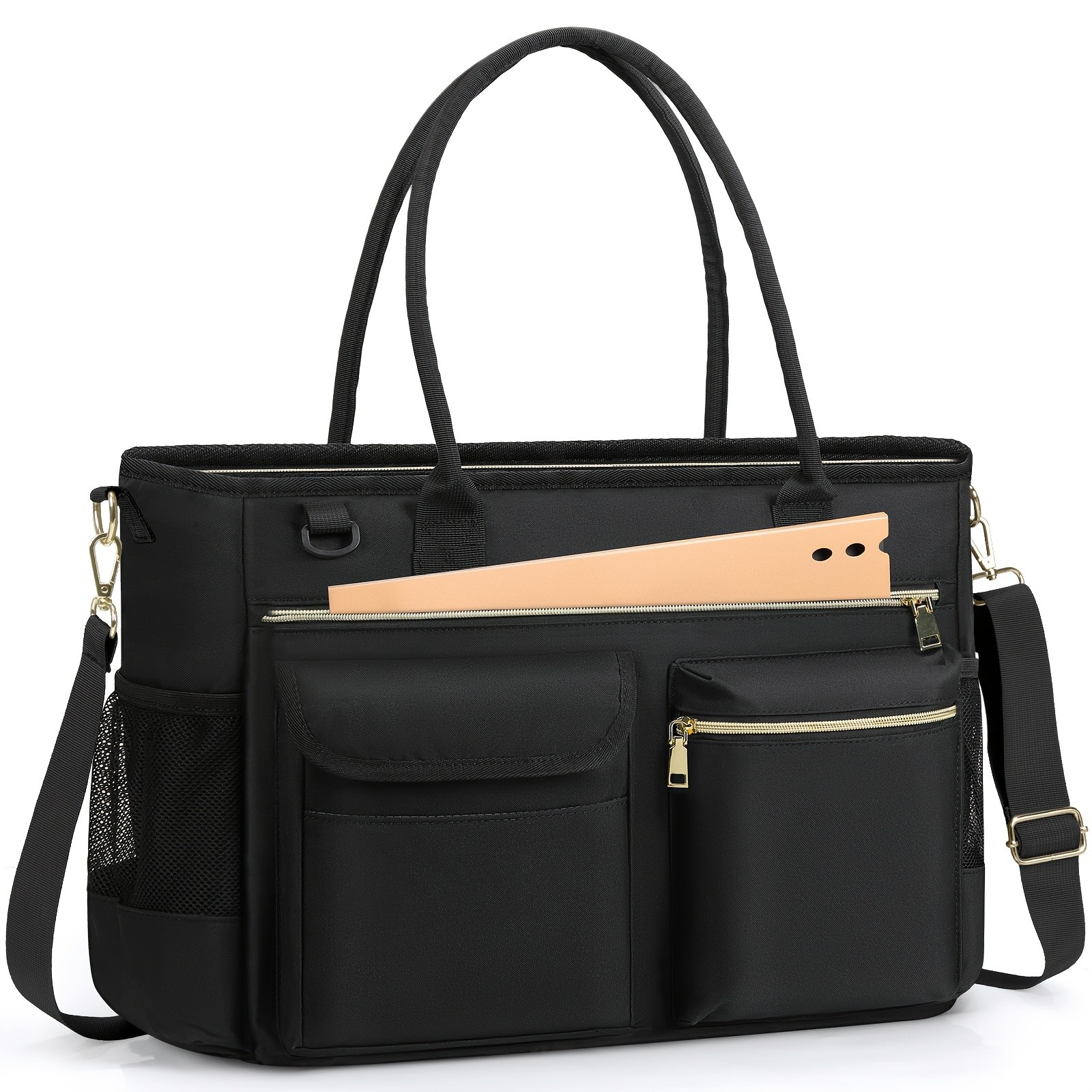 RAINSMORE Women’s 39.62 cm Laptop Bag – Professional Large Work Tote for Teachers, Nurses & Office Life