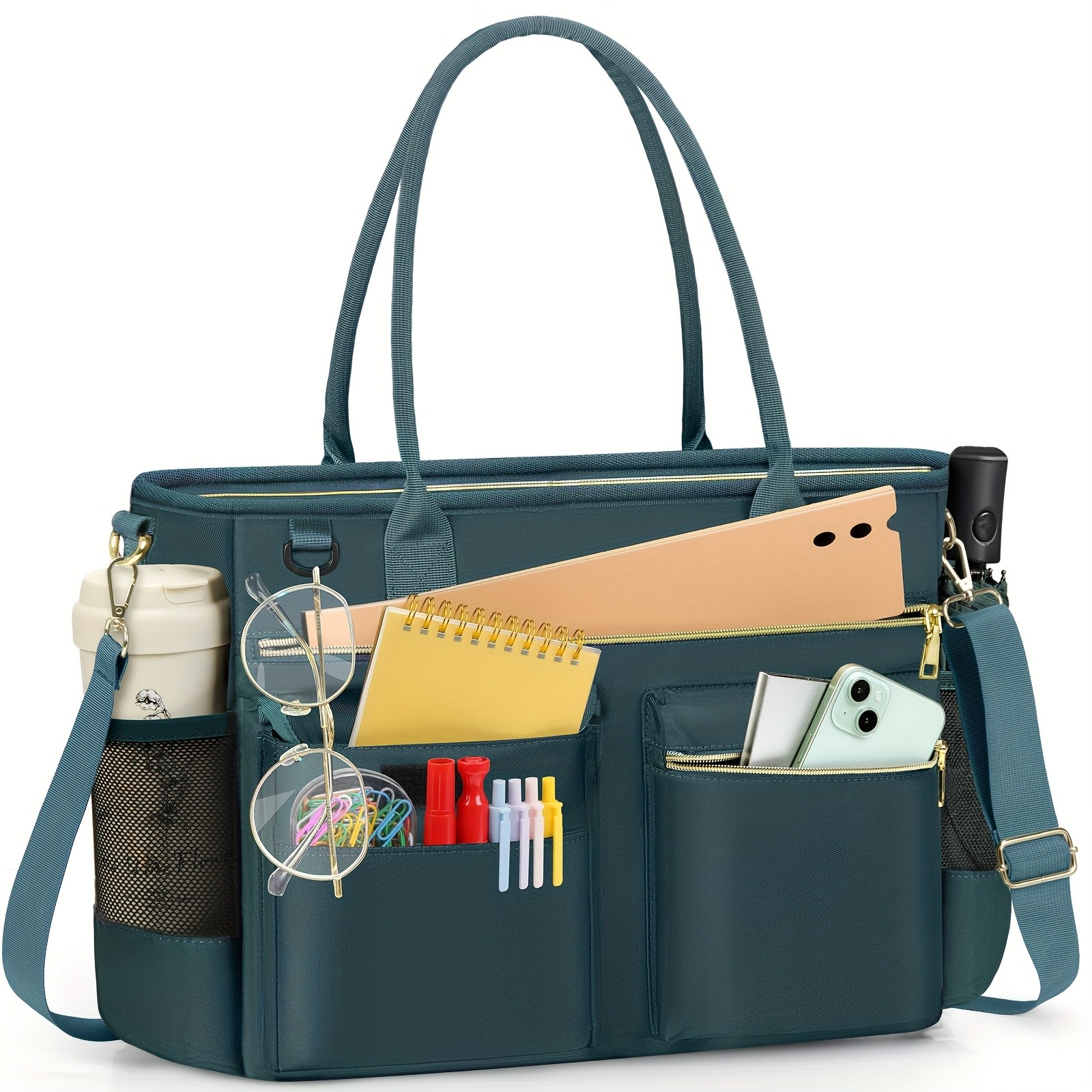 RAINSMORE Women’s 39.62 cm Laptop Bag – Professional Large Work Tote for Teachers, Nurses & Office Life