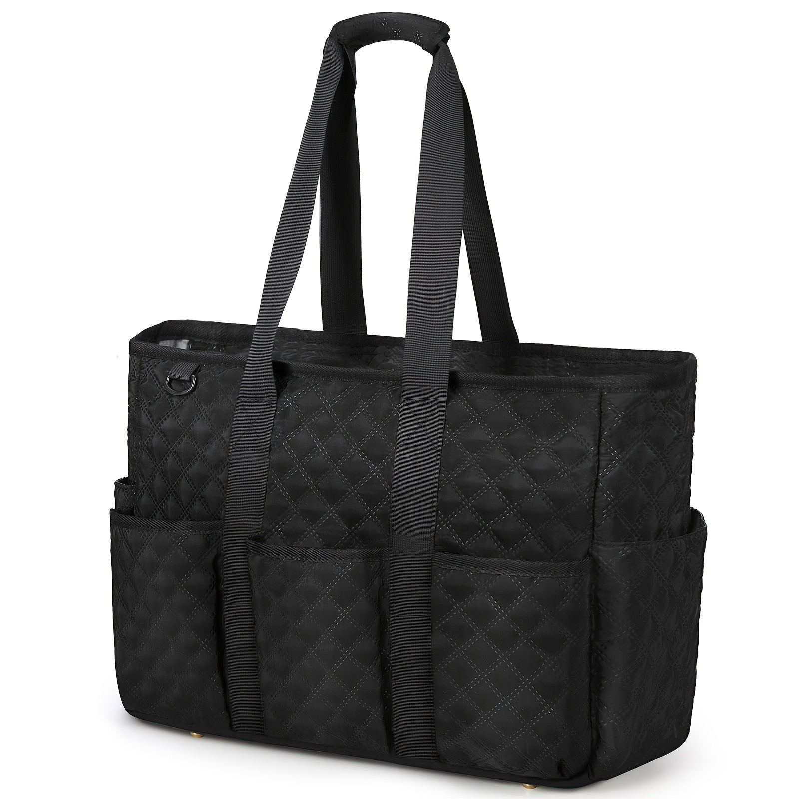 RAINSMORE Women’s Large Laptop Tote Bag – 15.6" Compartment, Heavy-Duty Organisation for Work, School & Travel