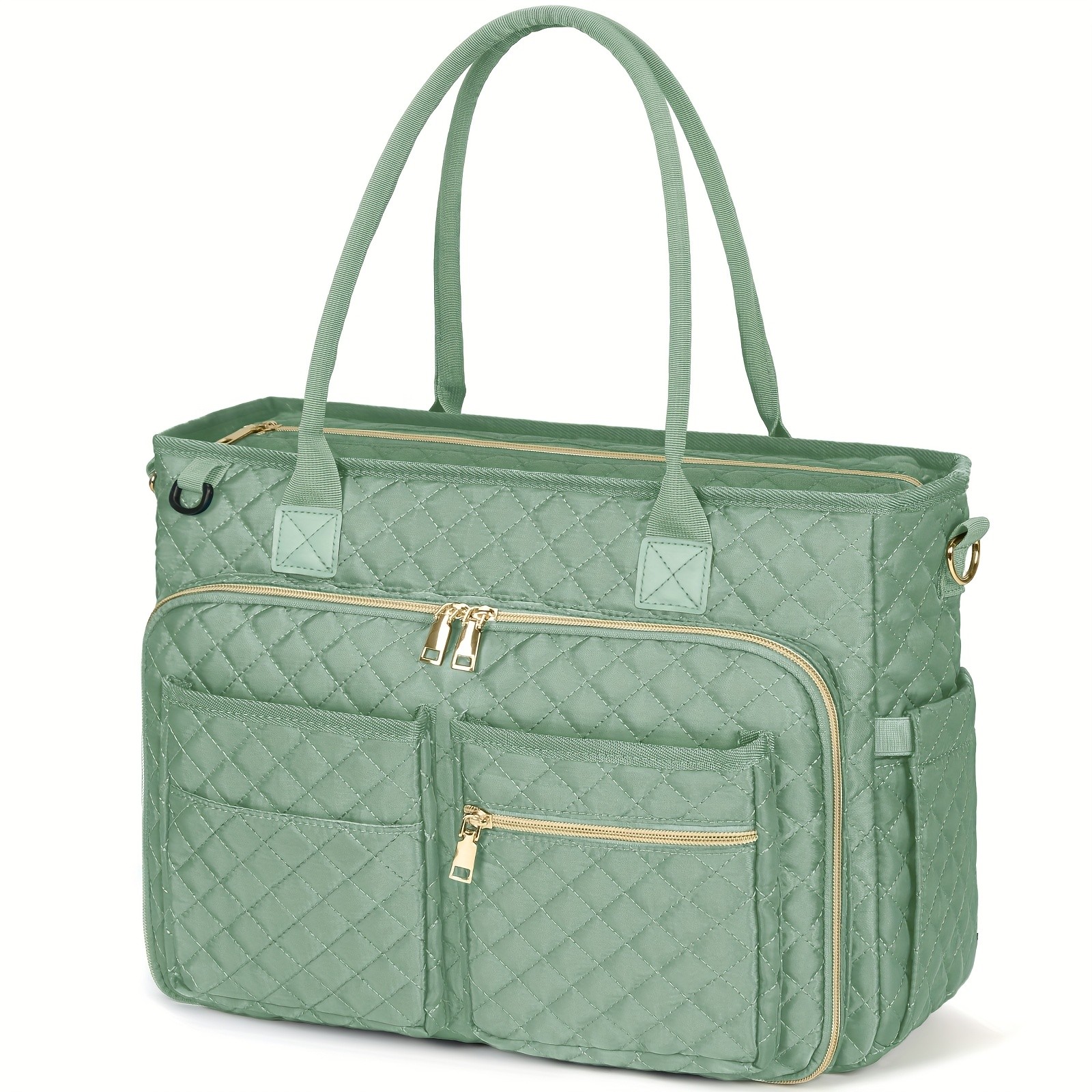 NUBILY Women’s 15.6-Inch Teacher’s Laptop Bag – Professional Work Tote with Insulated Pocket & Crossbody Strap