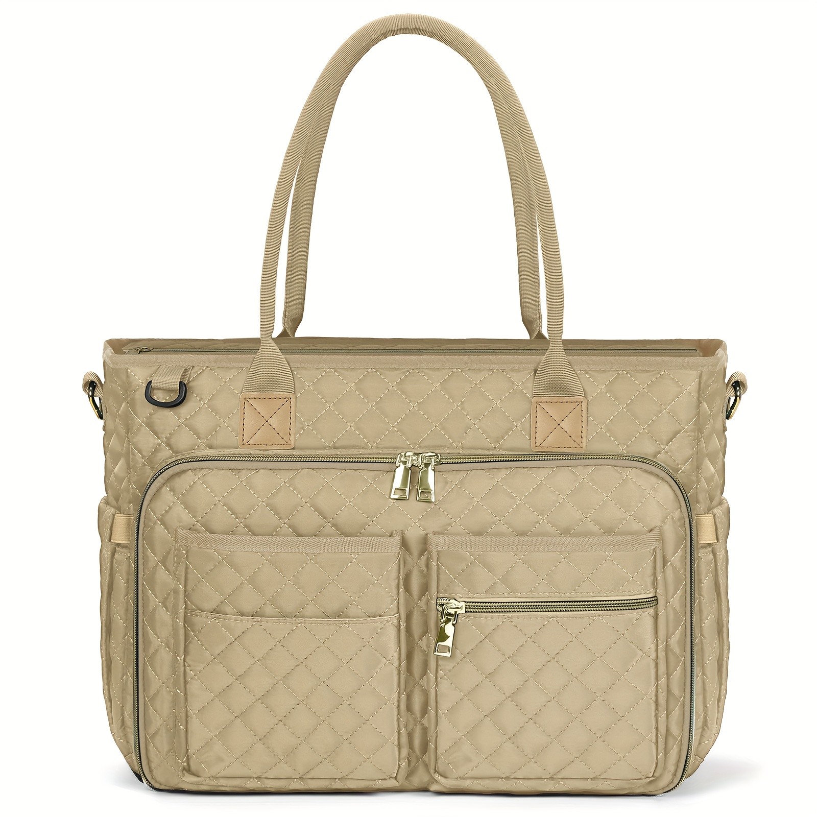 NUBILY Women’s 15.6-Inch Teacher’s Laptop Bag – Professional Work Tote with Insulated Pocket & Crossbody Strap