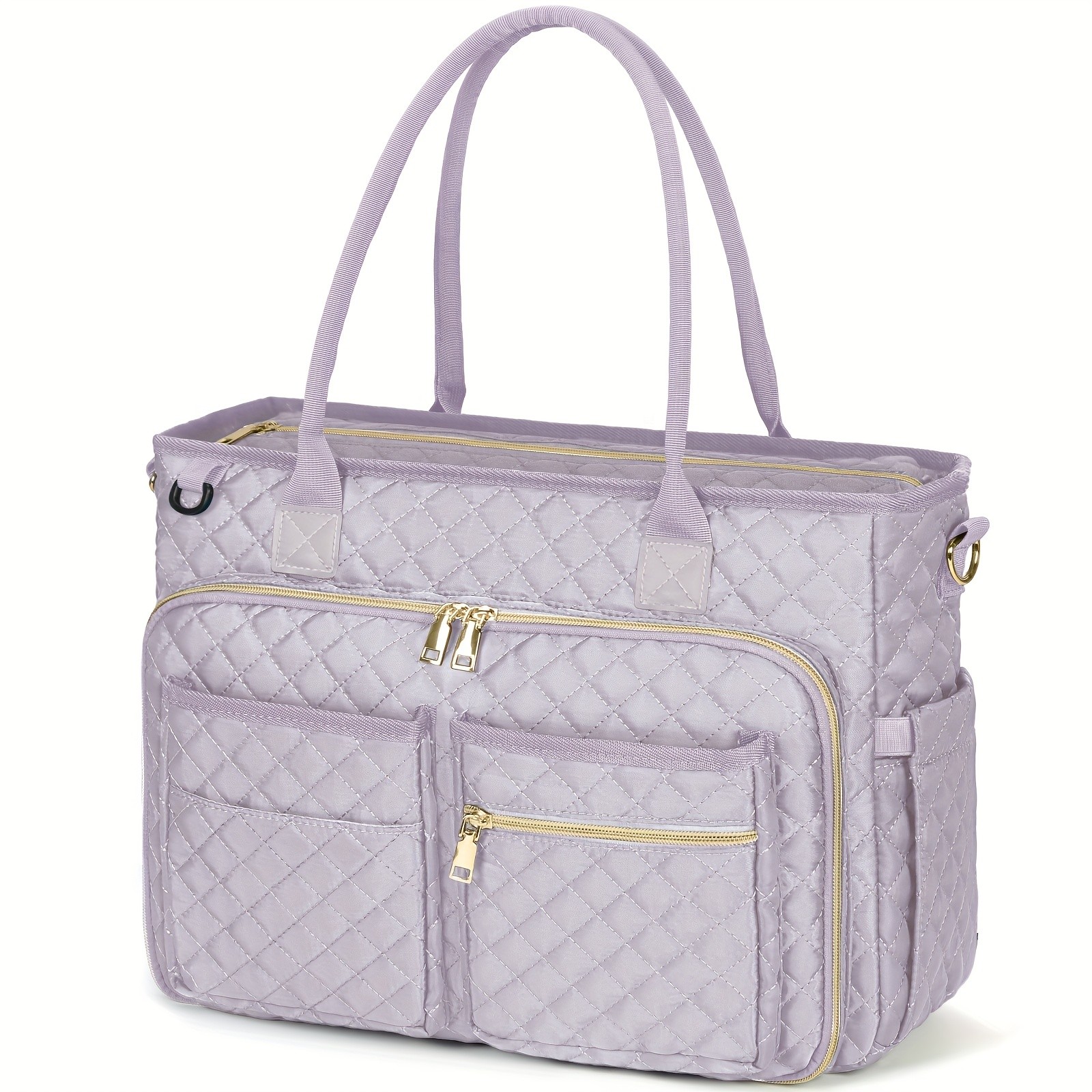 NUBILY Women’s 15.6-Inch Teacher’s Laptop Bag – Professional Work Tote with Insulated Pocket & Crossbody Strap