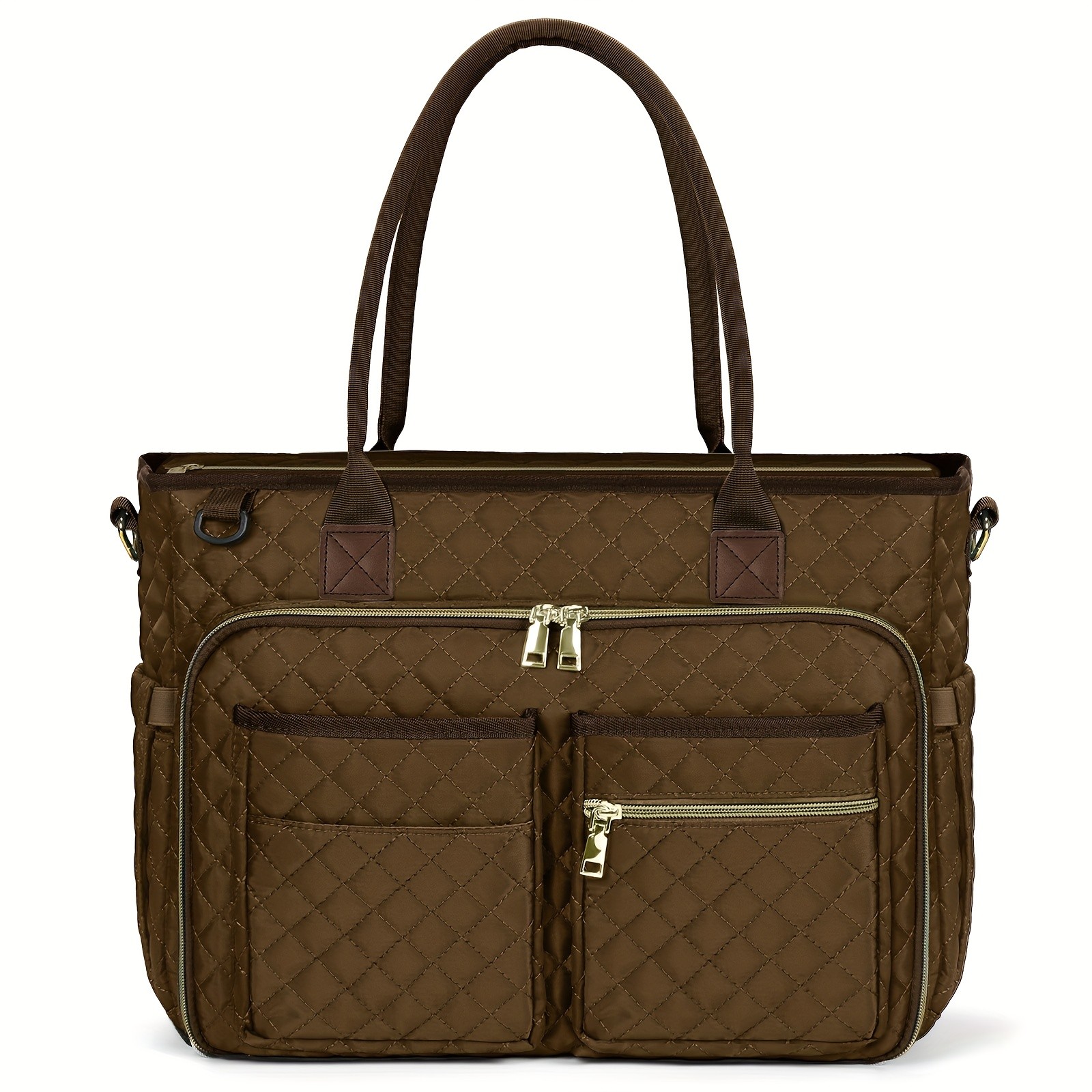 NUBILY Women’s 15.6-Inch Teacher’s Laptop Bag – Professional Work Tote with Insulated Pocket & Crossbody Strap