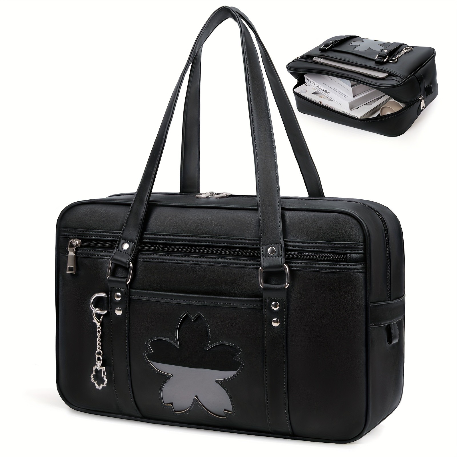 NUBILY Large Capacity Boston Bag – Stylish, Durable & TSA-Compliant for Middle & High School Students