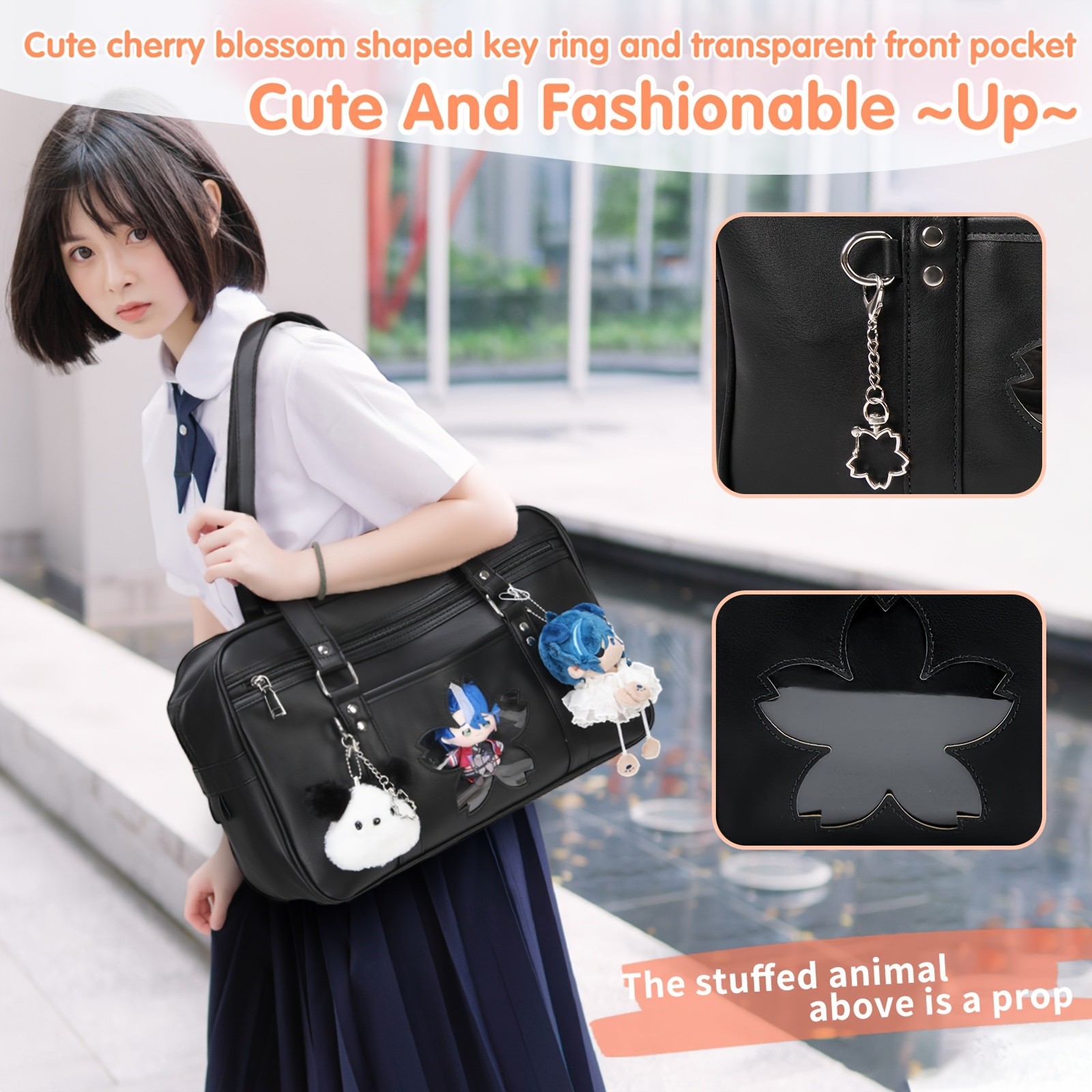 NUBILY Large Capacity Boston Bag – Stylish, Durable & TSA-Compliant for Middle & High School Students