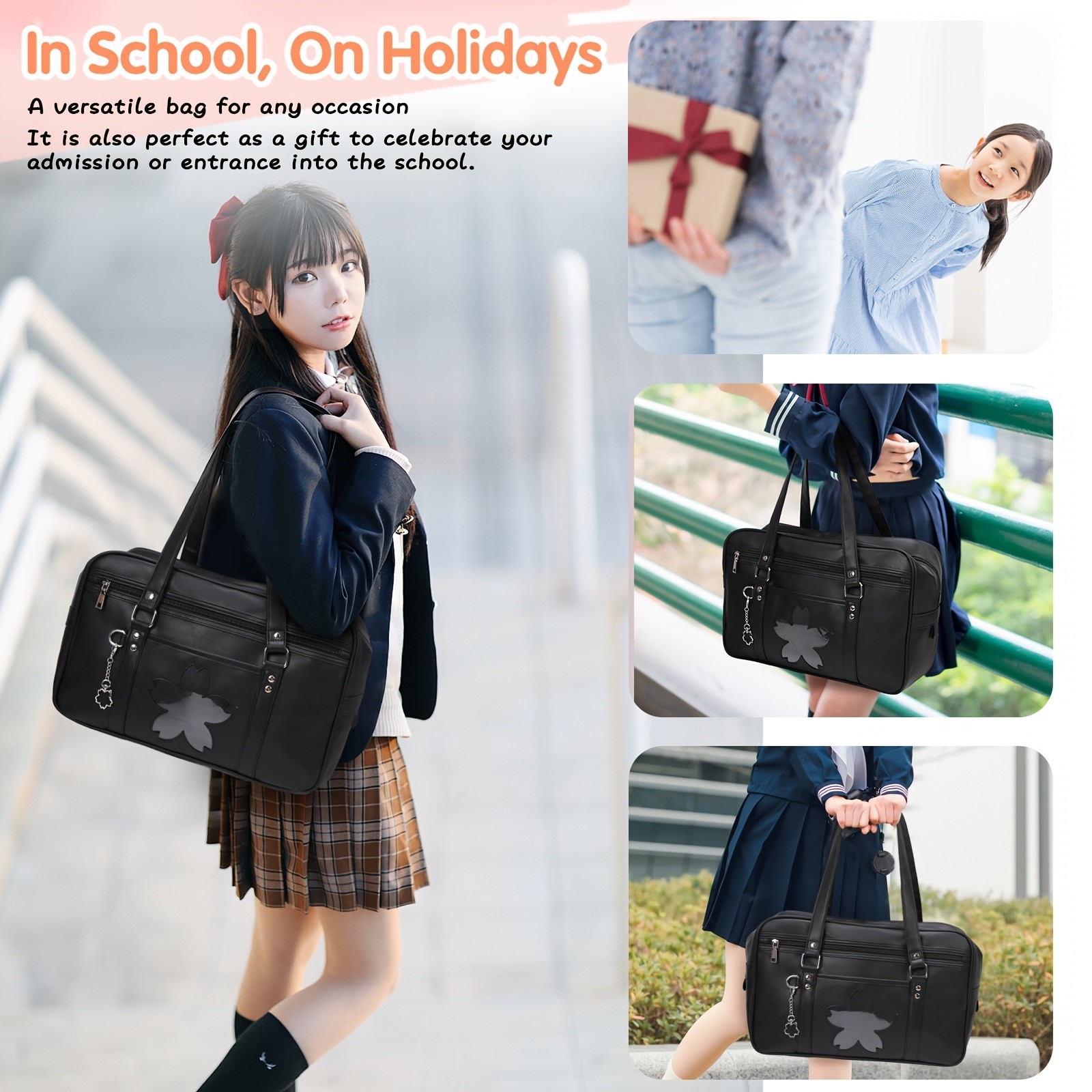 NUBILY Large Capacity Boston Bag – Stylish, Durable & TSA-Compliant for Middle & High School Students