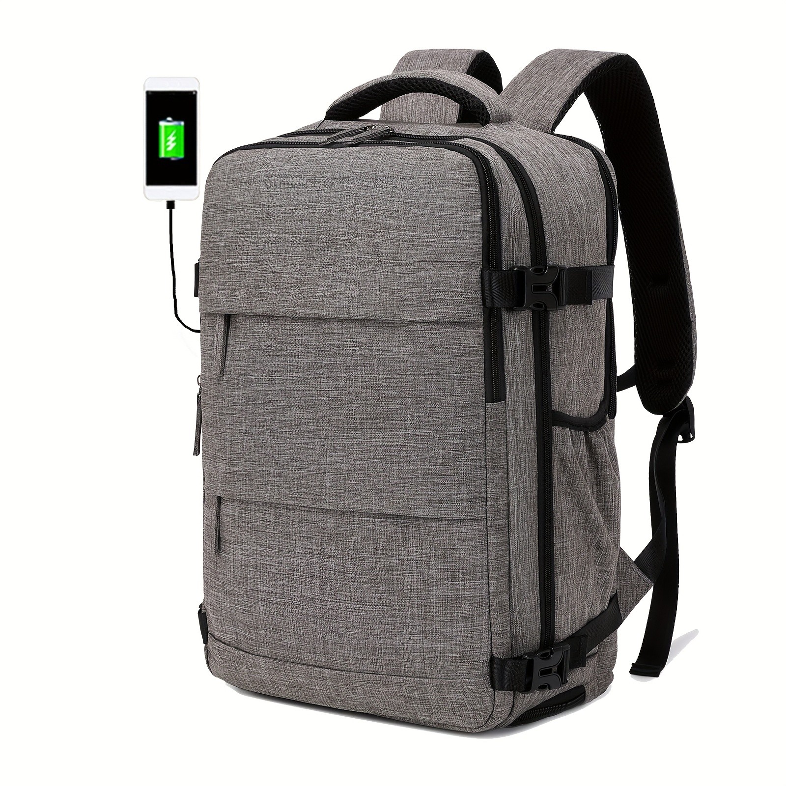 ENOSHI Ladies’ Laptop Backpack – Airline-Approved Travel Bag with USB Charging & 15.6-Inch Laptop Compartment