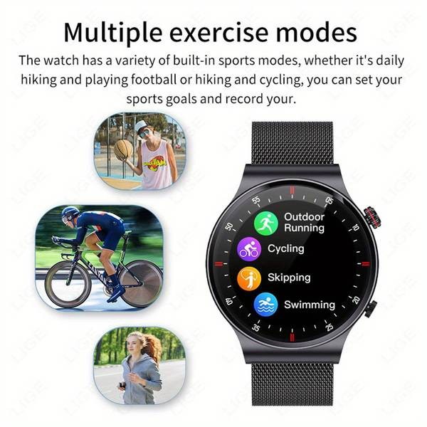 LIGE Smart Watch – Stylish, Lightweight & Packed With Smart Performance