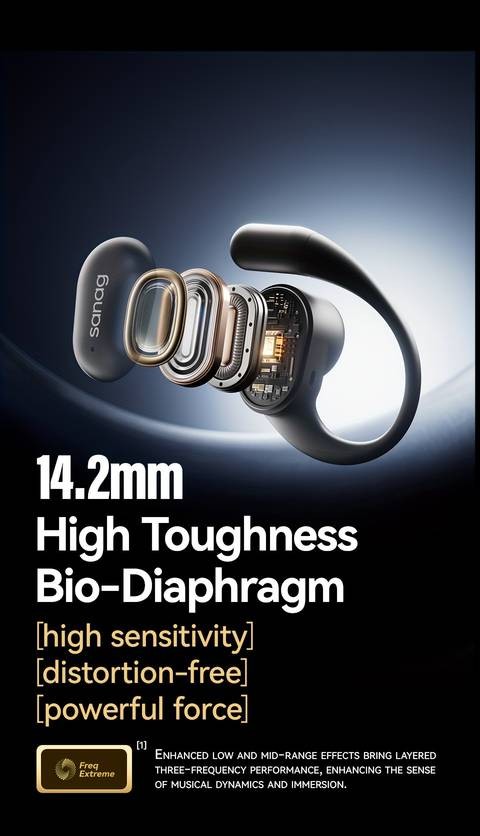 SANAG C16S TWS Wireless Earbuds – HiFi Open-Back Sound, Smart Touch Control & All-Day Comfort