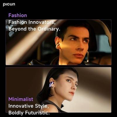 Picun W3 OWS Wireless Headphones – 60H Power, 3D Surround Sound & Lightweight Open-Wear Comfort