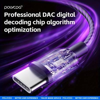 POLVCDG Gaming-Themed Wired Headphones – Stereo Sound, Comfortable Fit & High-Clarity Calls