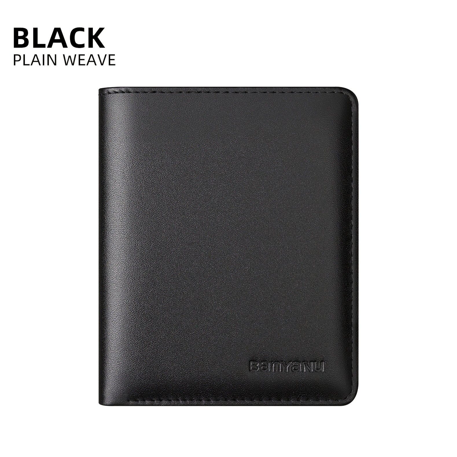 BANYANU Vintage Genuine Leather Men’s Wallet – Slim Top-Layer Cowhide with Multi-Card Holder & Secure Snap Closure