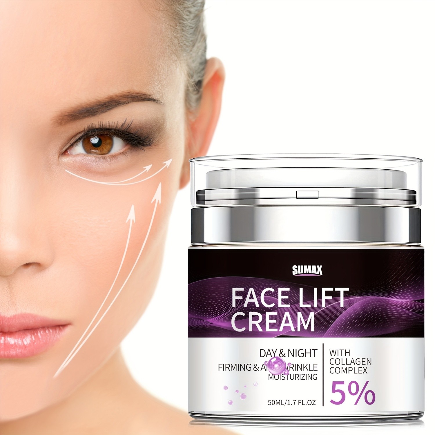 SUMAX Face & Neck Firming Cream – Lifting, Elasticity-Boosting, Deeply Moisturising Day & Night Care
