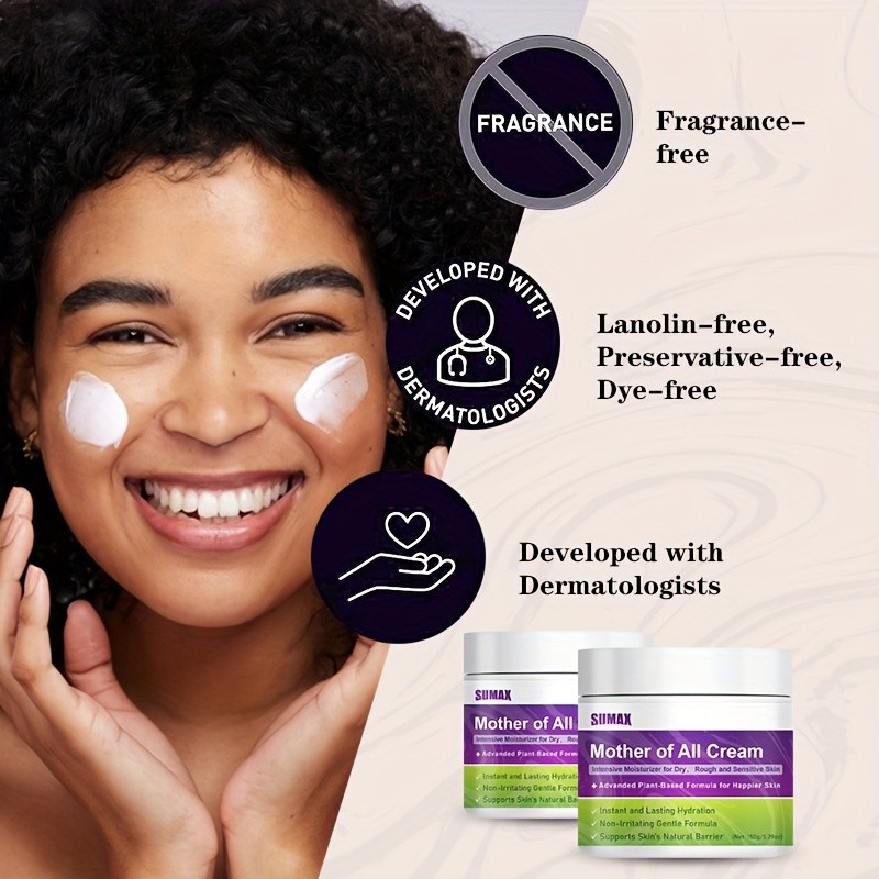 SUMAX Hydrating Face Cream – Ceramide & Hyaluronic Acid Moisture Barrier Enhancing Cream (150g)