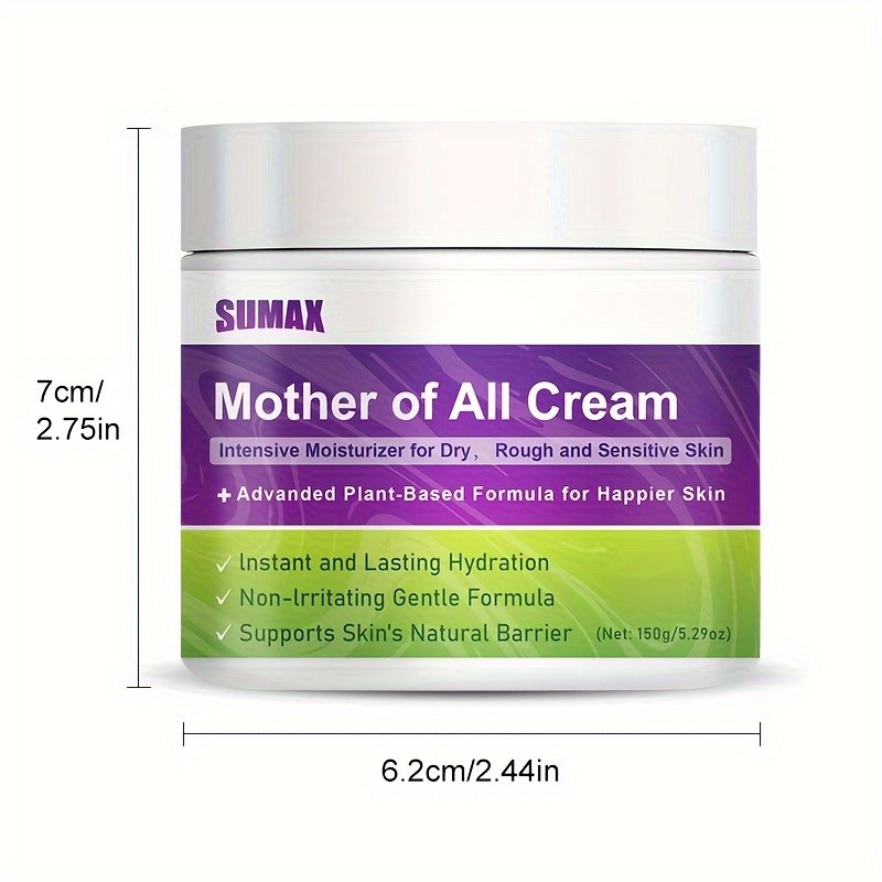 SUMAX Hydrating Face Cream – Ceramide & Hyaluronic Acid Moisture Barrier Enhancing Cream (150g)