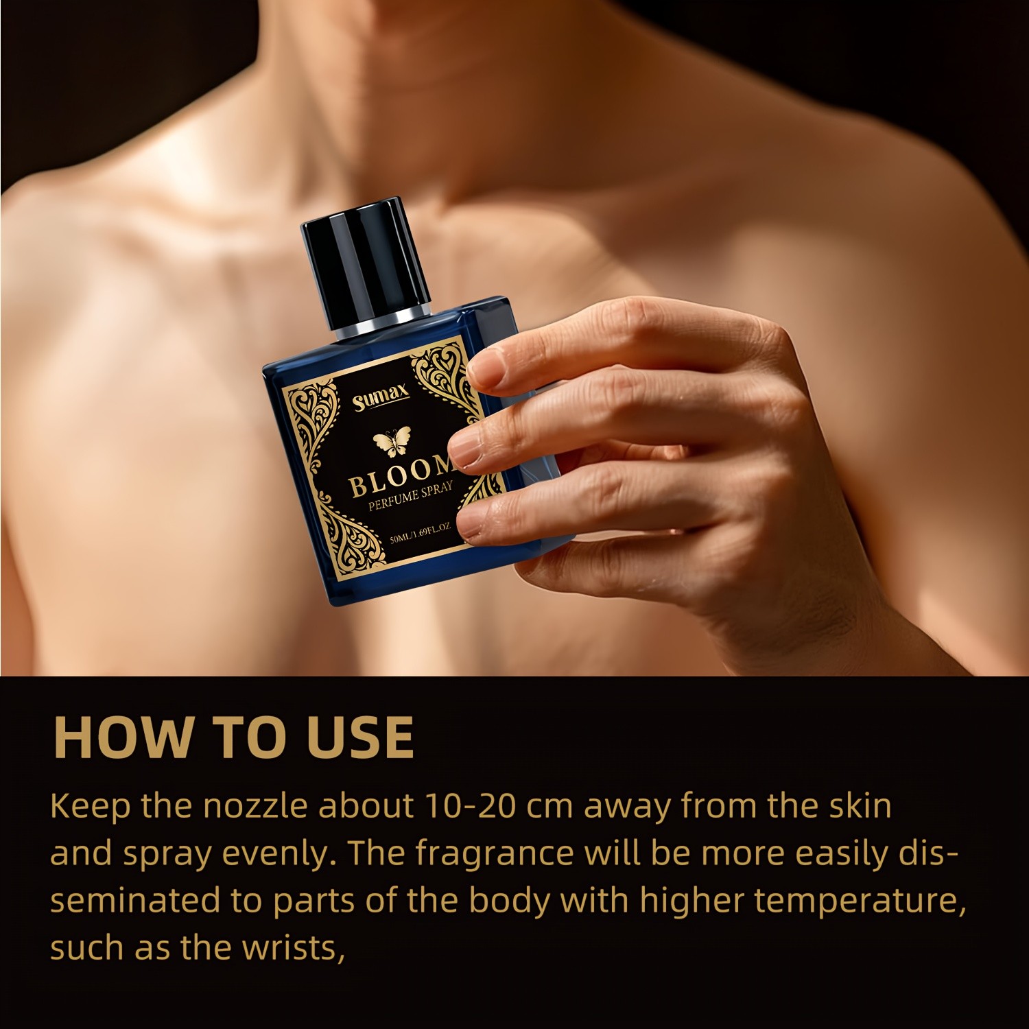 SUMAX Pheromone Cologne for Men – Alcohol-Free Long-Lasting Oriental Fresh Date-Night Fragrance