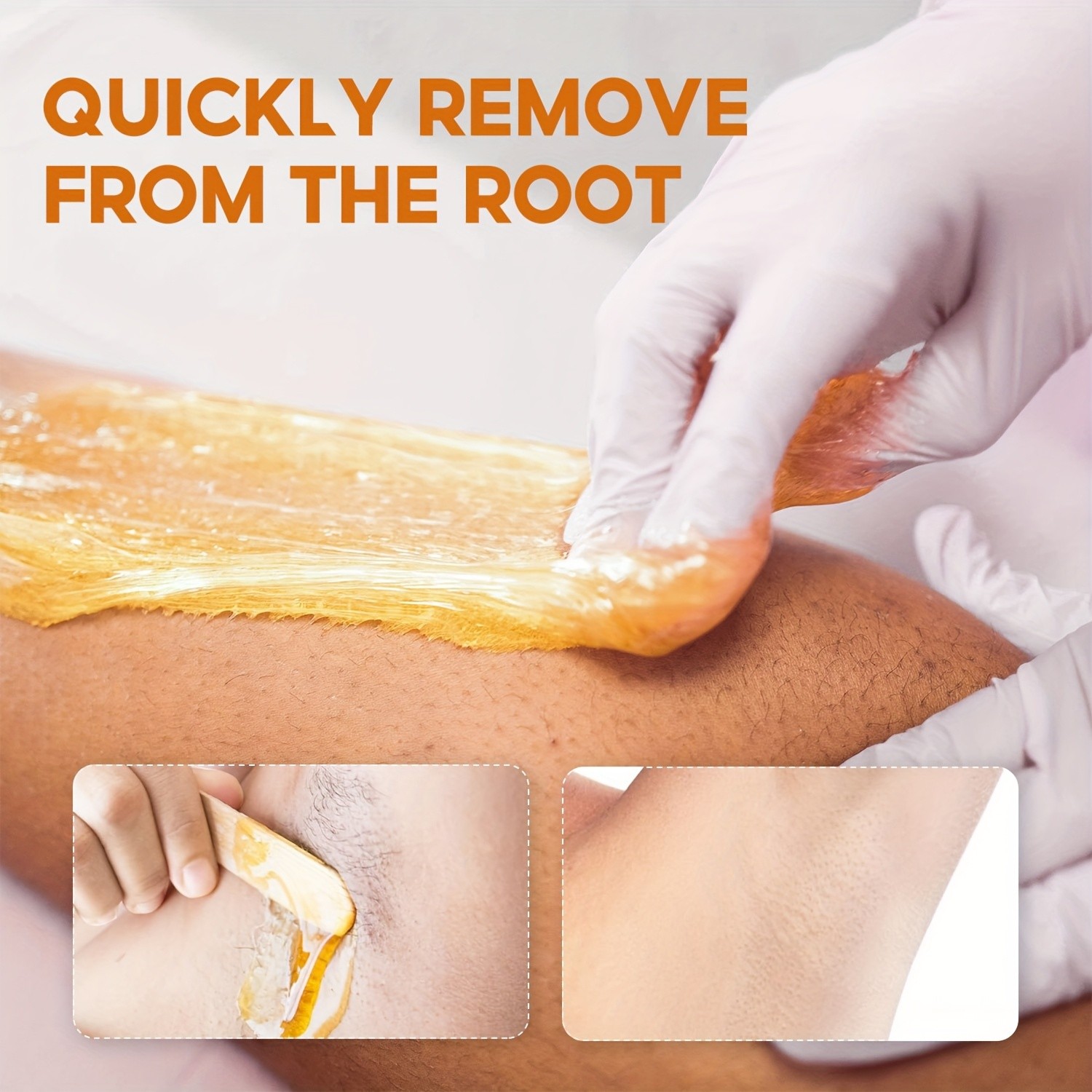 SUMAX Lemon & Honey Hair Removal Wax – Gentle 50g Formula with Plant-Based Squalane for Face & Body