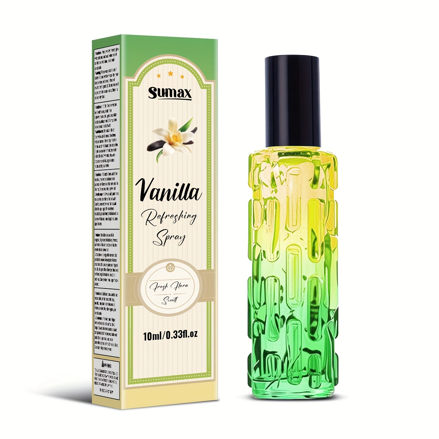 SUMAX Vanilla Deodorant Spray – Alcohol-Free Body Odor Control with Natural Vanilla Fragrance
