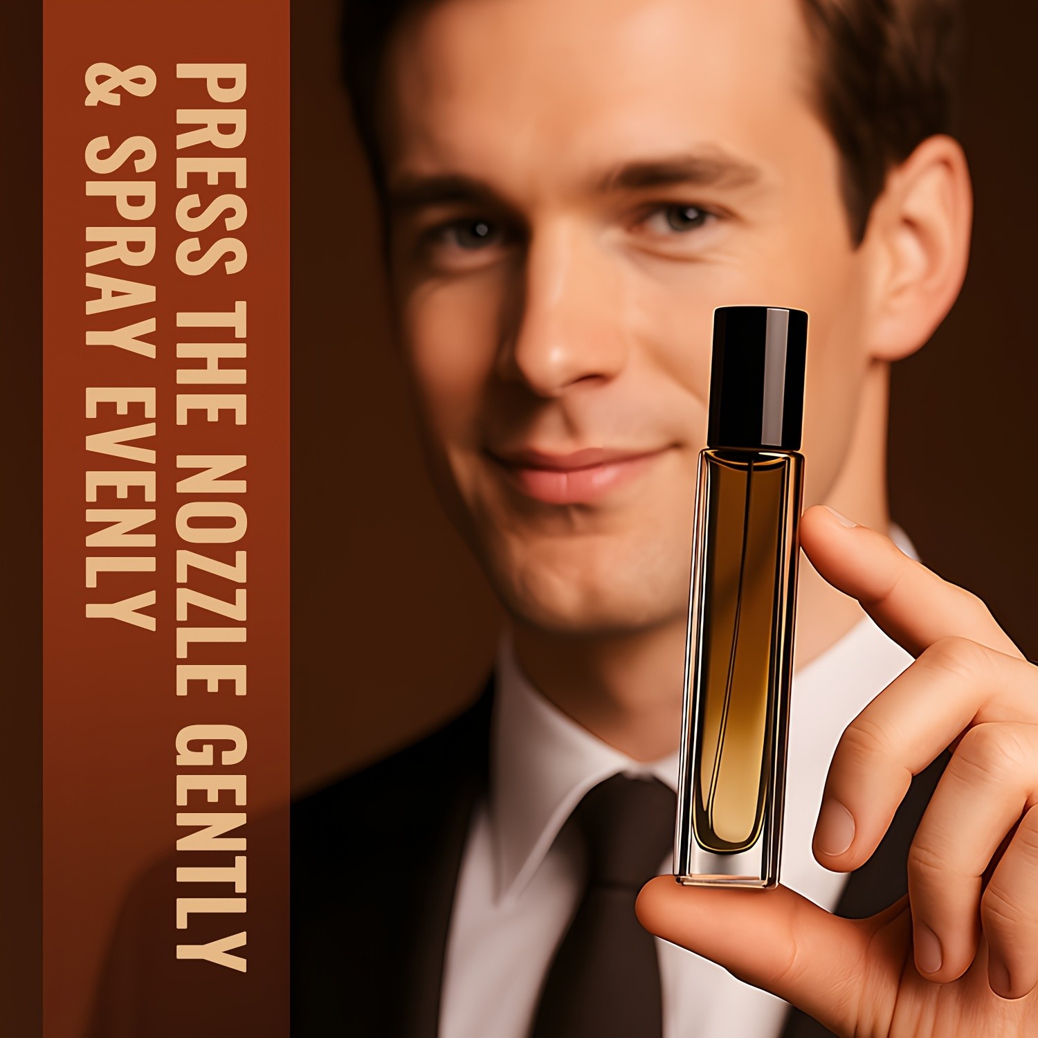 SUMAX Men’s Classic Sandalwood Deodorant Spray – Alcohol-Free, 48-Hour Freshness in a Portable 10ml Bottle