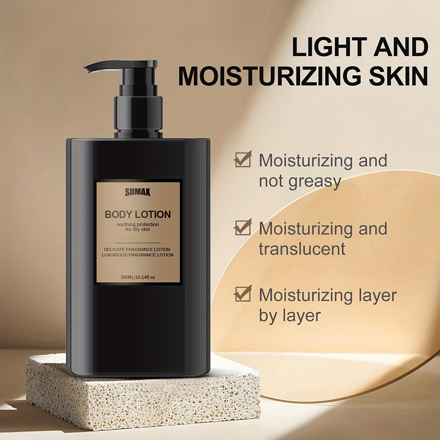 SUMAX Perfumed Lotion – Deep Moisturizing Unisex Body Moisturizer for All Skin Types (Morning & Night)