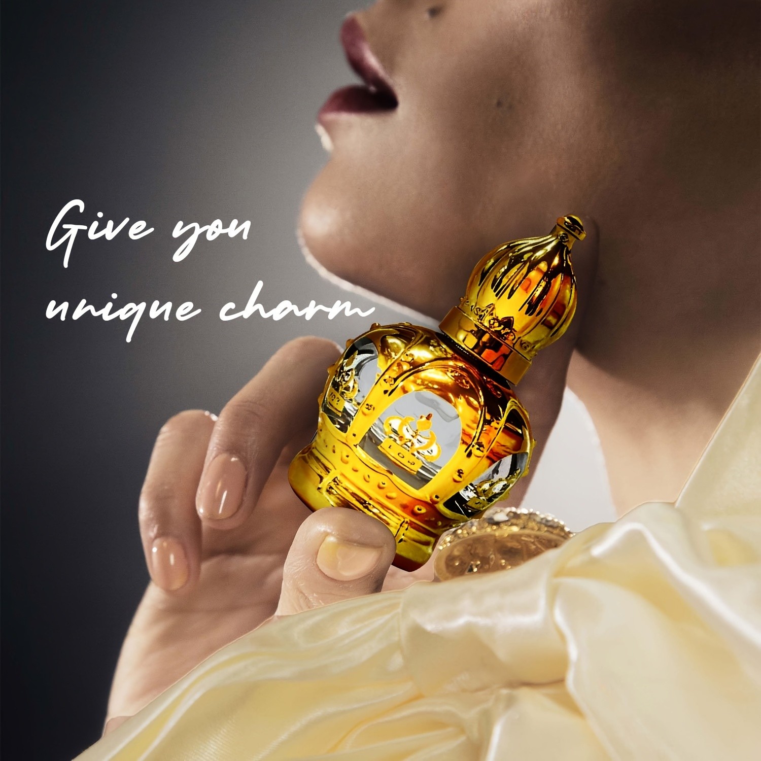 SUMAX Luxury Golden Crown Perfume Roller Ball – Alcohol-Free Long-Lasting Royal Fragrance Oil with Gift Box