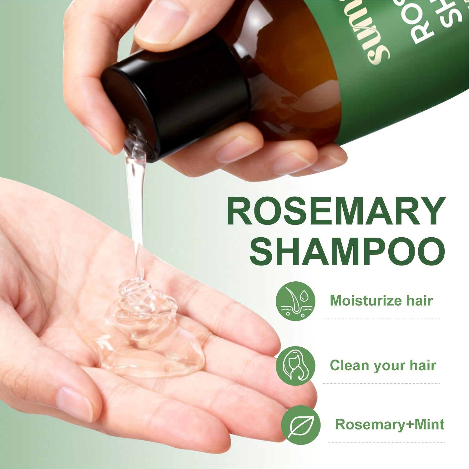 SUMAX Rosemary Hair Shampoo & Conditioner Set – Deep Cleansing, Volumizing & Shine-Boosting Hair Care Duo
