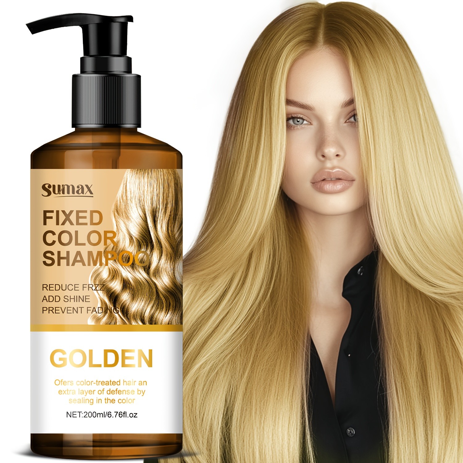 SUMAX Blonde Fixed Color Shampoo 200ml – Long-Lasting Color Protection & Nourishing Care for Dyed Blonde Hair