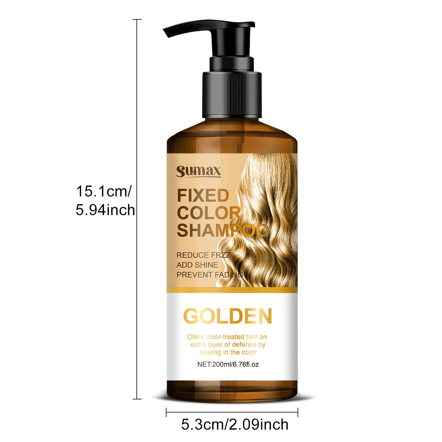 SUMAX Blonde Fixed Color Shampoo 200ml – Long-Lasting Color Protection & Nourishing Care for Dyed Blonde Hair