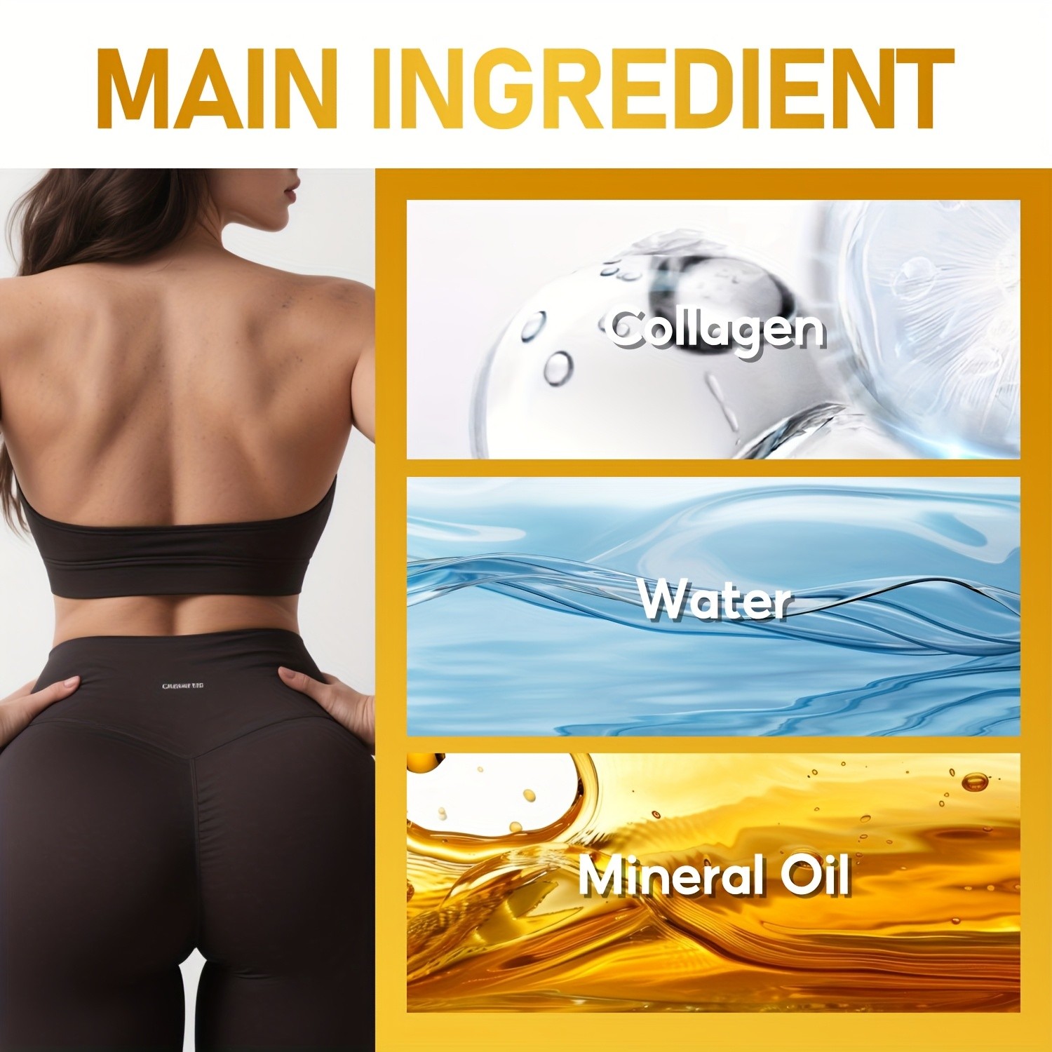 SUMAX Peach Butt Lift & Firming Cream – Hyaluronic Acid, Vitamin C & Collagen Formula (50ml / 1.69 fl.oz)