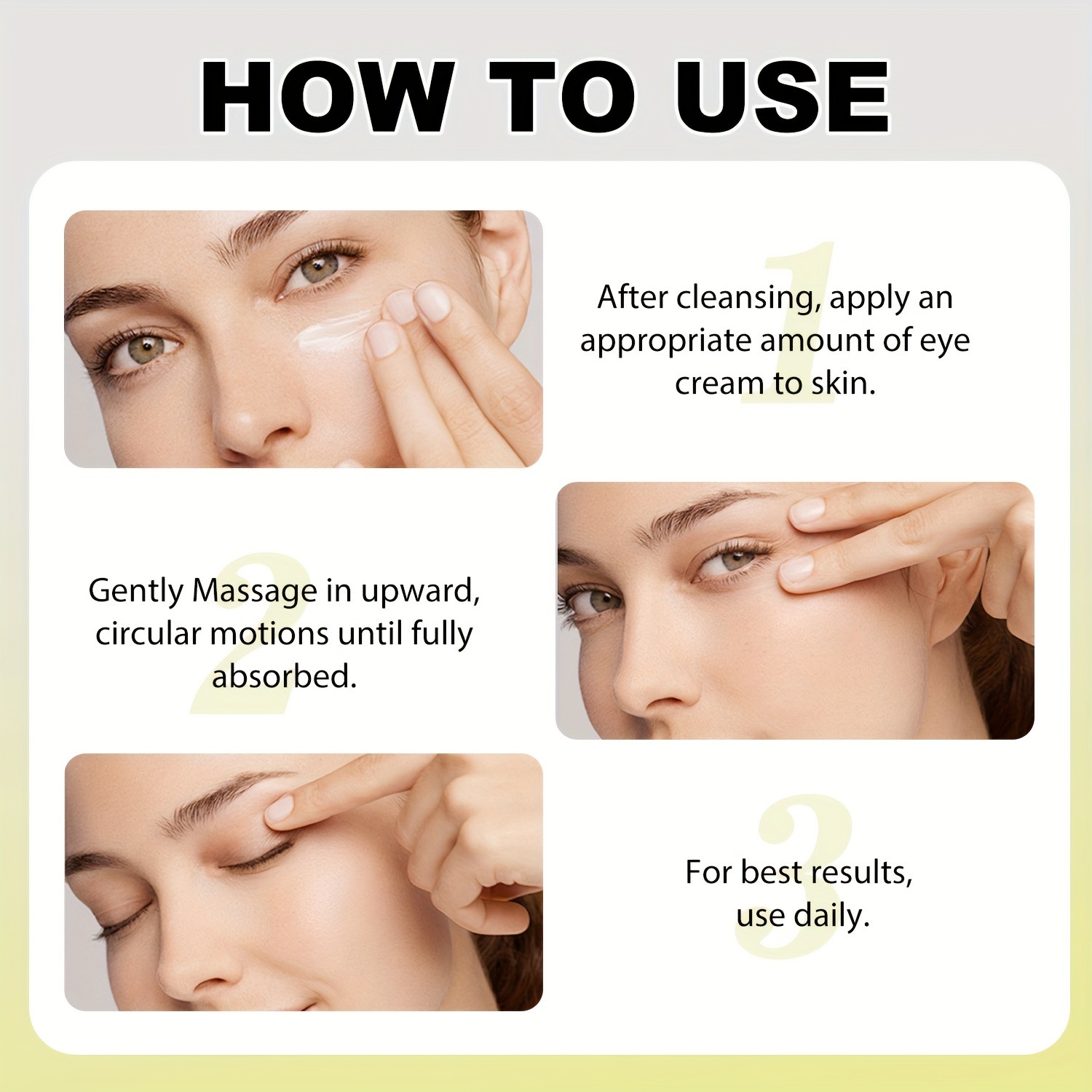 SUMAX Retinol Eye Cream 50ml – White Press Bottle, Hydrating & Moisturizing Eye & Face Serum for All Skin Types