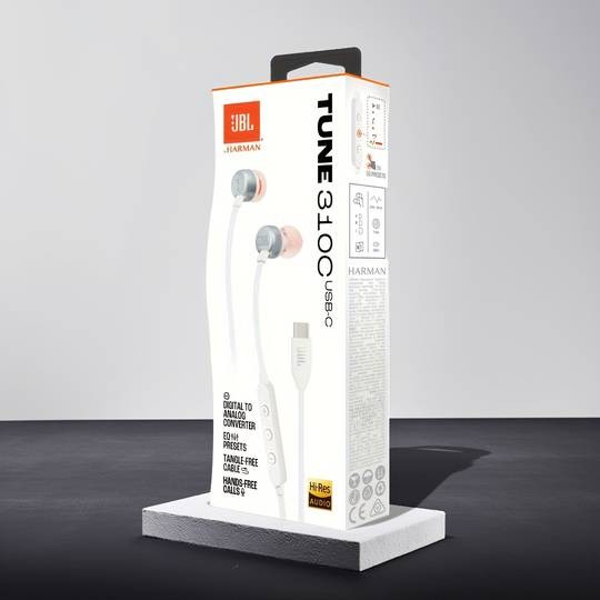 JBL TUNE310C Wired Type-C In-Ear Earphones – Compact, Tangle-Free & Crystal-Clear Audio for Everyday Use