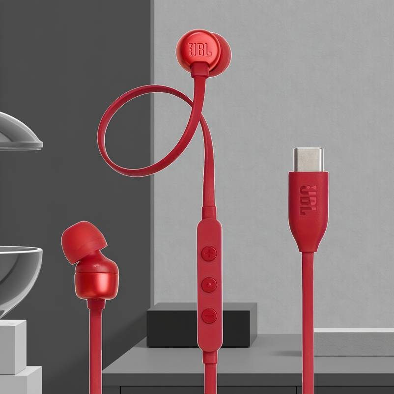 JBL TUNE310C Wired Type-C In-Ear Earphones – Compact, Tangle-Free & Crystal-Clear Audio for Everyday Use