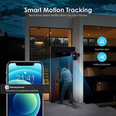 ANYAZHINENG Smart Home Security Camera – Night Vision, Motion Detection & Remote Viewing for Total Peace of Mind