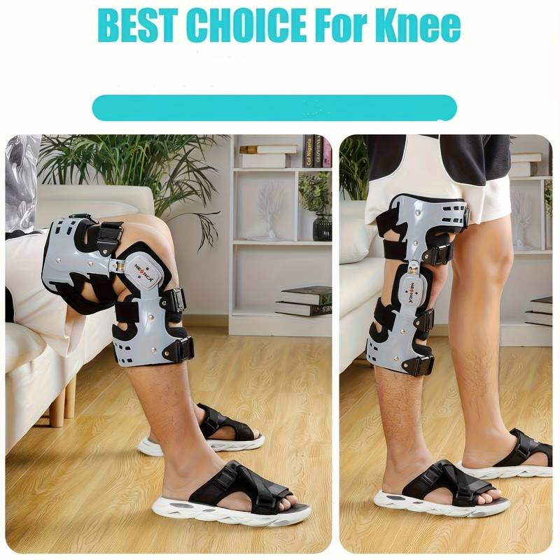 NEENCA Adjustable Knee Brace – Professional ACL, MCL, PCL Support with Unloading ROM Hinge Fixator