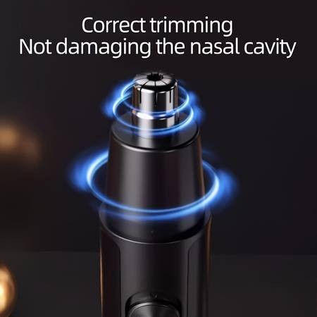 GERTZY USB Rechargeable Nose & Ear Hair Trimmer – Painless, Precise & Designed for Modern Grooming