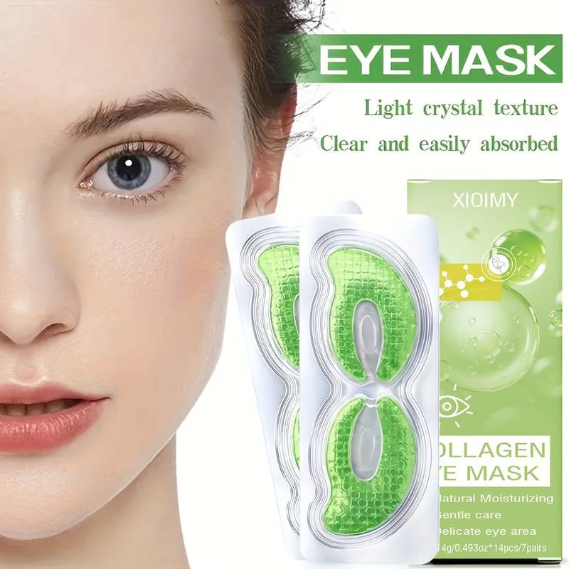 28pcs Xioimy Collagen Eye Mask Acid – Intense Hydration & Brightening Care