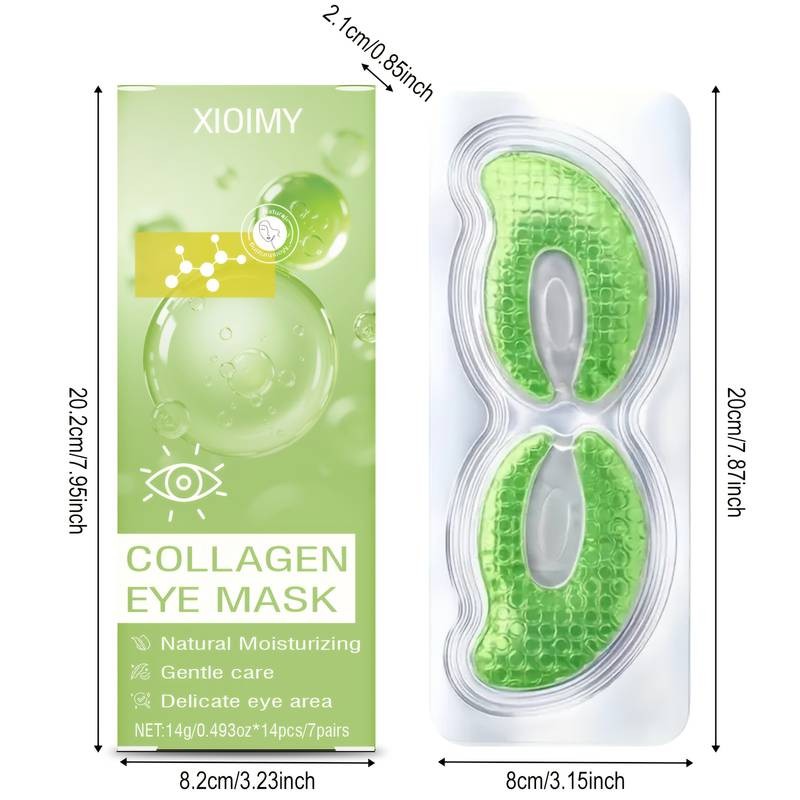 28pcs Xioimy Collagen Eye Mask Acid – Intense Hydration & Brightening Care