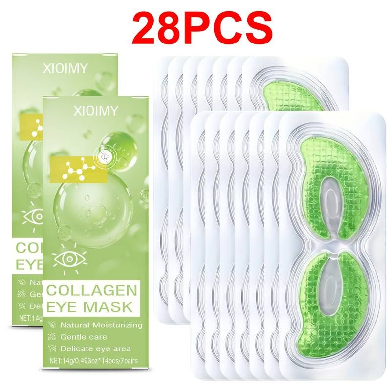 28pcs Xioimy Collagen Eye Mask Acid – Intense Hydration & Brightening Care