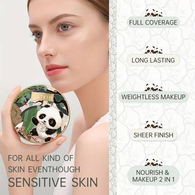 CATKIN Panda Land Foundation – Flawless Cushion Glow That Lasts