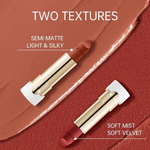 CATKIN Ice Blossom Matte Lipstick – Deep Red Elegance That Lasts All Day