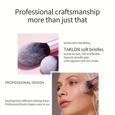 Real Techniques Upgraded Face Makeup Brush Set 418 – Everyday Pro-Looking Makeup Made Easy