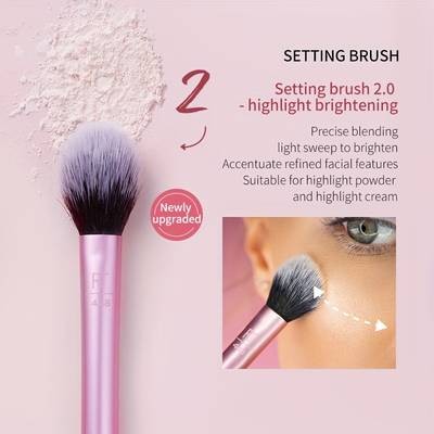 Real Techniques Upgraded Face Makeup Brush Set 418 – Everyday Pro-Looking Makeup Made Easy