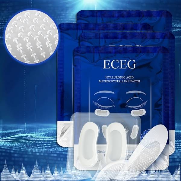 ECEG Hyaluronic Acid 0.25mm Microneedle Patch Set – Targeted Moisturising Care at Home