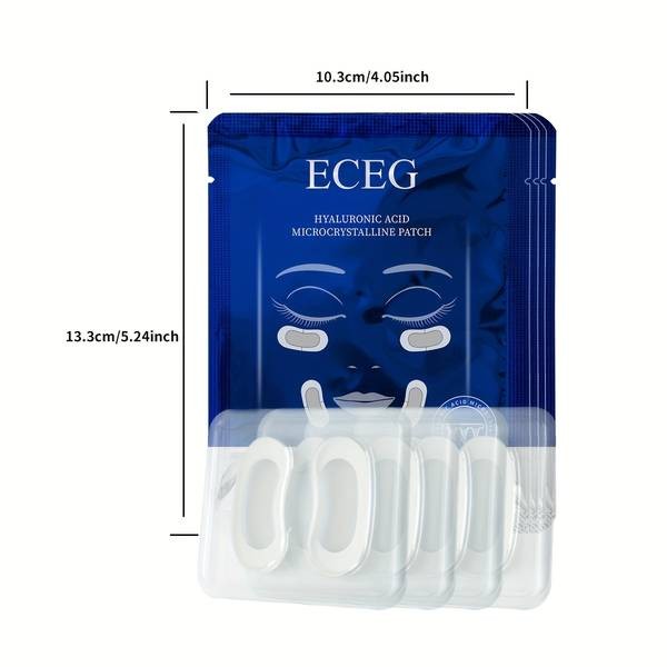 ECEG Hyaluronic Acid 0.25mm Microneedle Patch Set – Targeted Moisturising Care at Home