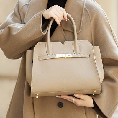 ZOOLER Luxury Genuine Leather Women’s Handbag – Elegant Large-Capacity Shoulder & Messenger Bag