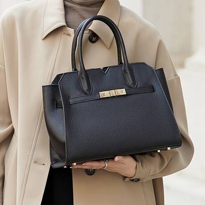 ZOOLER Luxury Genuine Leather Women’s Handbag – Elegant Large-Capacity Shoulder & Messenger Bag