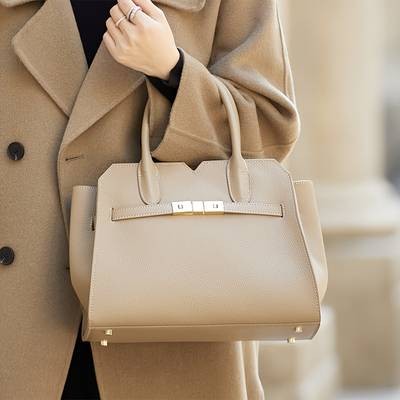 ZOOLER Luxury Genuine Leather Women’s Handbag – Elegant Large-Capacity Shoulder & Messenger Bag