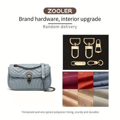 ZOOLER Vintage Genuine Leather Shoulder Bag for Women – Classic Striped Holiday-Ready Handbag